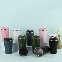 Gobelet isotherme en acier inoxydable à double paroi avec revêtement en poudre, logo personnalisé, sublimation, bouteille d'eau portable pour mariage