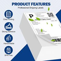Recycelbare Thermoetiketten-Aufkleber 100*150, Thermopapieretiketten 10x15, Selbstklebende Thermopapier-Etiketten