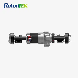 3000 W ~ 5000 W sem escova motor DC 48 V eixo traseiro de freio a tambor transaxle com diferencial para carrinho de golfe elétrico