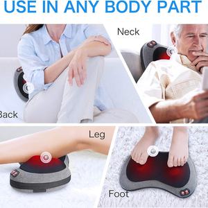 Masseur Shiatsu pour le dos et le cou avec chaleur, coussin de massage électrique à pétrissage profond pour le dos, les épaules, les jambes, les pieds et les muscles du corps - Product Image 5