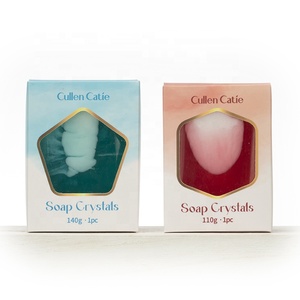 Cristal <span class=keywords><strong>pierre</strong></span> sculpter couleur glycérine stéatite forme pas cher en gros savon de bain - Product Image 1