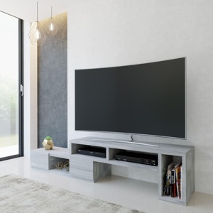 Mueble de TV Moderno de Madera al por Mayor con Diseño para Sala de Estar, Muebles de Pared KYDSG002, Gabinete de Almacenamiento, Aparador KYDSG002 - Product Image 4