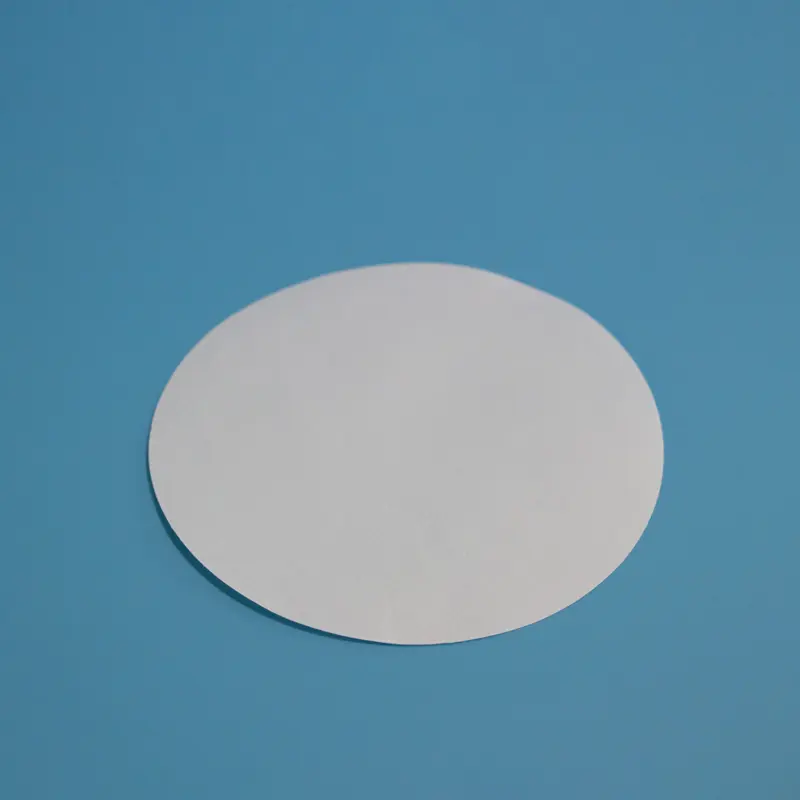 Low ashless disc circle cellulose filter paper