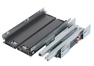 Cajón de caja ultrafino, pista deslizante, tipo oculto, CRIN para armario de cocina, riel deslizante, amortiguación de búfer moderna - Product Image 3