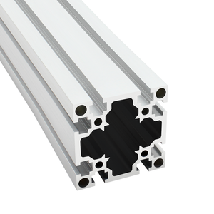 Extrusion en aluminium de <span class=keywords><strong>prix</strong></span> usine 8080 a anodisé les profils en aluminium faits sur commande de la fente 6063 T - Product Image 1