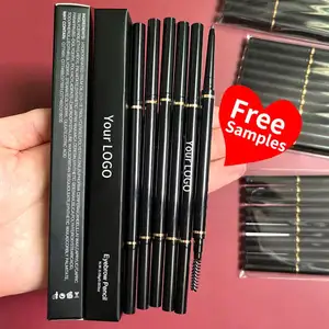 Vegan High Pigment Low Moq Private Label Eye Pencil Waterproof Long Lasting Eyebrow Pencil