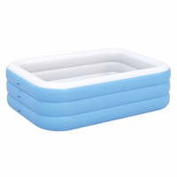 Piscine gonflable pour enfants et adolescents, idéale pour les jeux aquatiques estivaux en extérieur dans le jardin