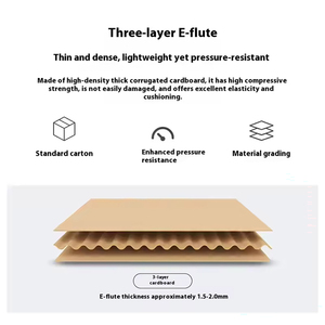 Custom Embossed Self-Erecting Pizza Boxes 12" <strong>X</strong> 12" <strong>X</strong> 2" 14" 16" <strong>50</strong> Pack White on Brown Kraft Paper Disposable Sushi Pizza Boxes - Product Image 3