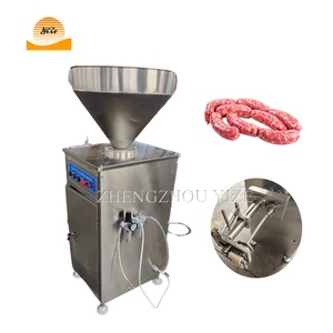 Embutidora de salchichas industrial, picadora de carne, máquina neumática de llenado automática de salchichas al vacío - Product Image 1