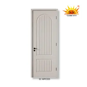 factory wholesale metal frame supplier customized interior others wpc doors for houses bathroom