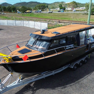 Barco <span class=keywords><strong>de</strong></span> pesca <span class=keywords><strong>de</strong></span> 9,6 <span class=keywords><strong>metros</strong></span>, pesca <span class=keywords><strong>de</strong></span> aluminio <span class=keywords><strong>con</strong></span> cabina cerrada, yate <span class=keywords><strong>de</strong></span> remos, barco fuerte y duradero <span class=keywords><strong>con</strong></span> baño a la venta - Product Image 1