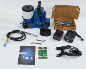 Mini Pistola de Pulverización Automática sin Aire de 550W, 21V, Motor sin Escobillas a Batería, Alta Presión 2500PSI, para Pintura de Autos y Bricolaje - Product Image 2