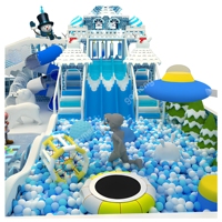 Aire de jeux intérieure personnalisée, durable, pour enfants, avec thème neigeux, pour parc d'attractions, château ludique, équipement de jeu pour crèche