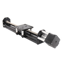 Hanpose Nema17 Module linéaire Table coulissante Rail de guidage linéaire Voyage efficace 300mm Hpv4 Module de glissière de guidage de vis linéaire