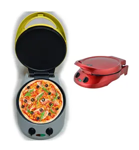 Home Küche Mini Pizza kocher 12 Zoll Multifunktion ale Crêpe Pancake Pizza Maker Maschine mit zwei Knöpfen steuern die Temperatur zeit