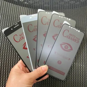 Protecteur d'écran de confidentialité en céramique pour Iphone 15 14 Pro MAX 13 Film incurvé mat anti-espion clair 3D pour Samsung S23 S22 Ultra