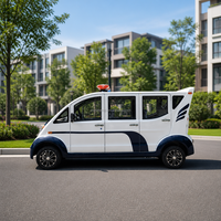Buggy de patrouille électrique 6 places 48V 60V 72V, véhicule utilitaire pour hôtels, resorts, sécurité et usage communautaire