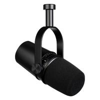Microphone USB Mv7 pour podcasting, salle de conférence, ordinateur de bureau, carte son USB, ordinateur portable
