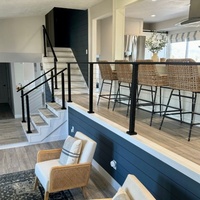 Installation Facile, Moderne, Acier Inoxydable 304, Rail de Balustrade pour Villa, Escalier, Balcon, Main courante, Anti-rouille