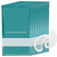 Patch pour les yeux à l'acide hyaluronique, micro-aiguilles, hydratant anti-rides