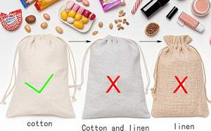 10*15cm algodón cordón regalo envoltura resaca Kit despedida de soltera favores supervivencia bolsas de recuperación para almacenamiento de manualidades - Product Image 6