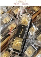 Boîtier de fusibles ANL en cuivre pour alimentation audio automobile avec fusible ANL, diverses ampérages disponibles