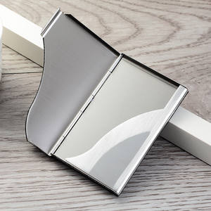 耐磁性RFIDカスタムロゴメタルアルミニウムウォレット名刺ホルダー - Product Image 5