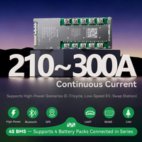 TDT Li-ion Lifepo4 LTO BMS PCBA 210-300A 8S 24V 16S 48V pour GPS 6NTC LEV avec Android 11 OS