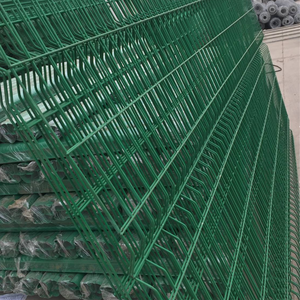 Thiết kế hiện đại sơn tĩnh điện 3D Hàn vườn an ninh hàng rào dây sắt khung thép carbon bài viết cho bãi trang trại thiên nhiên không thấm nước - Product Image 2