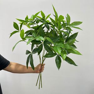 Hojas Artificiales de Árbol del Dinero Meng Jie, 80cm, Hoja Grande, Rama de Dos Ramificaciones, Material para Arreglos Florales y Decoración del Hogar - Product Image 3