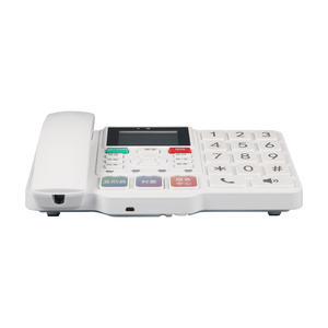 Haut-parleur mains libres <span class=keywords><strong>à</strong></span> gros boutons FM avec capteurs Cadran rapide/Appel SOS pour les maisons de retraite pour personnes âgées Bureau <span class=keywords><strong>Téléphone</strong></span> sans fil <span class=keywords><strong>fixe</strong></span> - Product Image 2