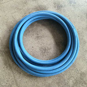 Hydraulic <b>Hose</b> Blue Smooth Heat Resistant Oil <b>Hose</b> High Pressure Steel Wire Braided Rubber For Engineering Excavators - Product Image 2