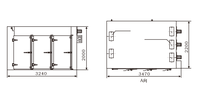 Four de séchage multifonctionnel automatique RXH-41-C, capacité de 200 unités, construction interne en acier inoxydable, pompe à air chaud circulant
