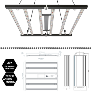 Pannelli LED per Coltivazione Indoor Lm301h Full Spectrum UV IR 400W IP65 Impermeabili, CRI90, Garanzia di 3 Anni per la Fase di Fioritura - Product Image 3