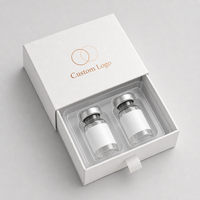 Boîte d'emballage personnalisée pour flacon de 3 ml, boîte en carton pour petite bouteille avec insert ajusté, impression de logo, vente en gros, fabricant OEM ODM