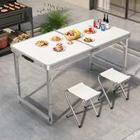 Meubles pliants, table de camping pliante, table de pique-nique, meubles d'extérieur en alliage d'aluminium, table de camping portable, table de barbecue