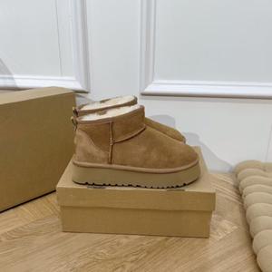 <span class=keywords><strong>2025</strong></span> אישית פרה זמש עמיד למים גובה נגד החלקה גובה הגדלת החורף חם פלטפורמה מגפי נעלי נשים עם לוגו קרסול - Product Image 4