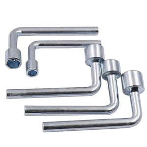 1pc Hexagonal L-shaped Screw Nut Wrench Sleeve Maintenance Tool 7mm 8mm 10mm 12mm <strong>13mm</strong> 14mm <strong>Spanner</strong> - Product Image 6
