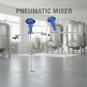 خلاط صناعي أفقي مائل من SPRALL لتحريك المواد الكيميائية والسوائل بسعة 200 لتر - Product Image 1