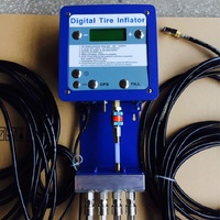 High Flow High Pressure Metal Tyre Air Inflator with Tire Pressure Monitor IT693 for 4 Tires