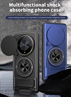 Étui de protection magnétique pour téléphone portable, coque arrière rigide pour Huawei Honor X9b 5G, mode luxe, antichoc