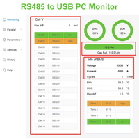 6000 Siklus Dalam Cepat Pasang Terminal Max 32 Paralel PC Monitor 5120Wh Daya Tinggi LiFePO4 Baterai Rumah 48V 100Ah 5Kw Powerwall