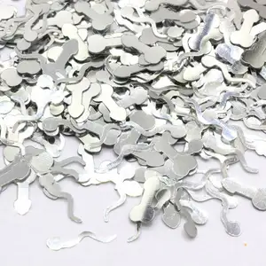 New Design 7*15mm Chunky Penis Confetti <strong>Christmas</strong> Holographic Sexy Body Nail Art Decorations Mixed <strong>Charms</strong> for Slime Fill - Product Image 1