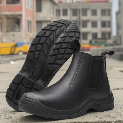 ZGJM008 Wholesale Black chelsea Safety Boots