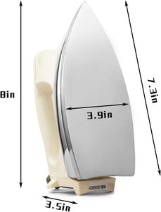 Plancha Eléctrica de Acero Inoxidable de Alta Calidad con Suela Antiadherente de 1600W para Uso Doméstico y Hotelero - Product Image 2