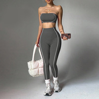Ensembles de yoga sans couture personnalisés, ensembles de vêtements de sport, ensembles de fitness, leggings de yoga pour femmes