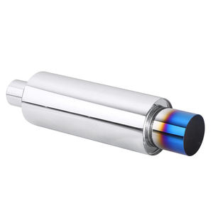 उच्च गुणवत्ता Hb224 222 55 मिमी जला नीले रंग स्टील निकास मफलर के लिए मफलर टिप - Product Image 4