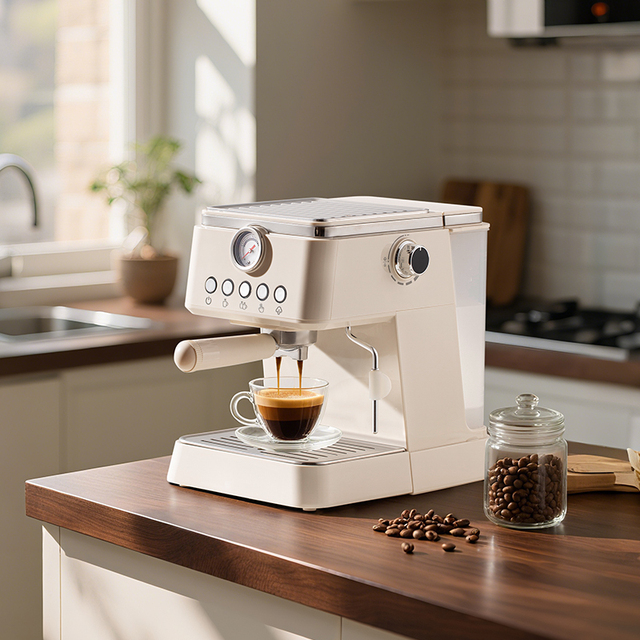 Espresso Machine High Pressure, Compact & Powerful Coffee Maker for Perfect Espresso Every Time