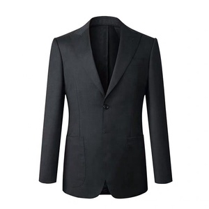 Nouvelle Conception MTM Sur Mesure <span class=keywords><strong>Costume</strong></span> <span class=keywords><strong>Homme</strong></span> Fait Main Noir <span class=keywords><strong>Bleu</strong></span> <span class=keywords><strong>Marine</strong></span> avec Photos et Designs pour Mariage et Bureau - Product Image 1