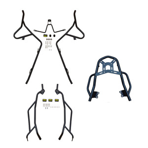 Pour <span class=keywords><strong>Yamaha</strong></span> Freewind 125 : Ensemble de barres de protection avant et arrière / protections moteur et porte-bagages arrière - Vente en gros d'usine pour concessionnaires et distributeurs - Product Image 1